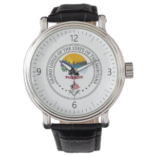 Vrijmetselaarsloge van de staat Montana Horloge