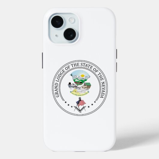 Vrijmetselaarsloge van de staat Nevada Case-Mate iPhone Case (Achterkant)