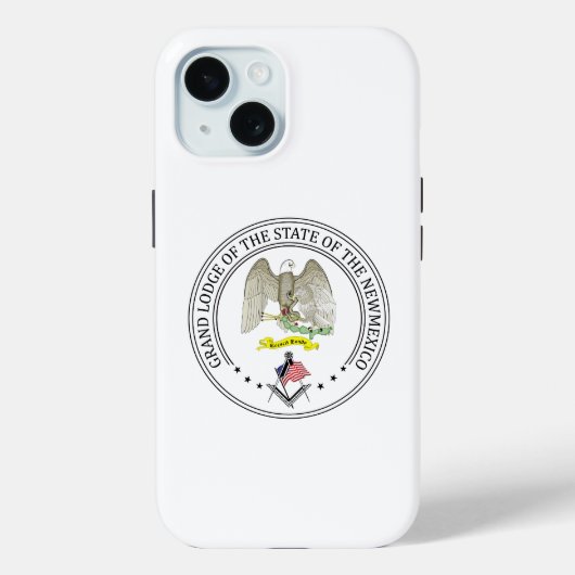 Vrijmetselaarsloge van de staat New Mexico Case-Mate iPhone Case (Achterkant)