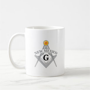 Vrijmetselaarsloge van de staat New Mexico Koffiemok