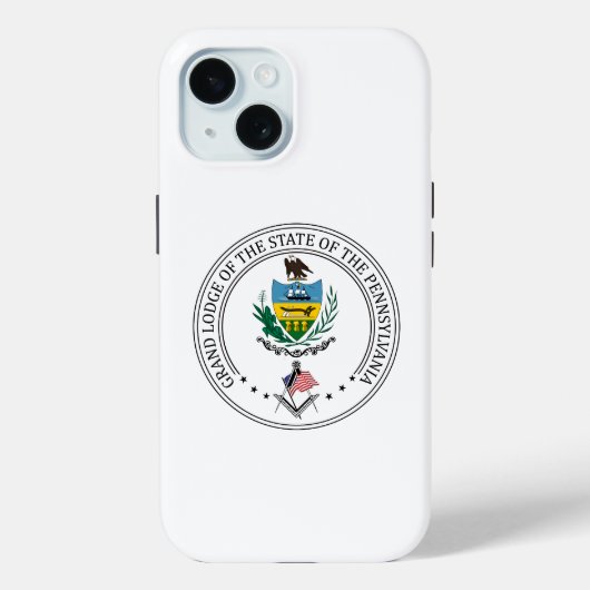 Vrijmetselaarsloge van de staat Pennsylvania Case-Mate iPhone Case (Achterkant)