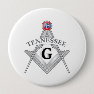 vrijmetselaarsloge van de staat Tennessee Ronde Button 4,0 Cm