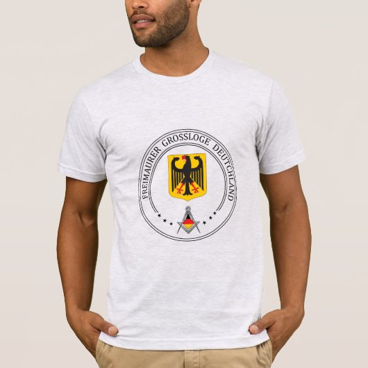 Vrijmetselaarsloge van Duitsland T-shirt (Voorkant)