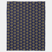 Vrijmetselaarsplein en kompas fleece deken (Voorkant)