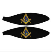 vrijmetselaarsplein en kompas zwart basketbal (Panelen)