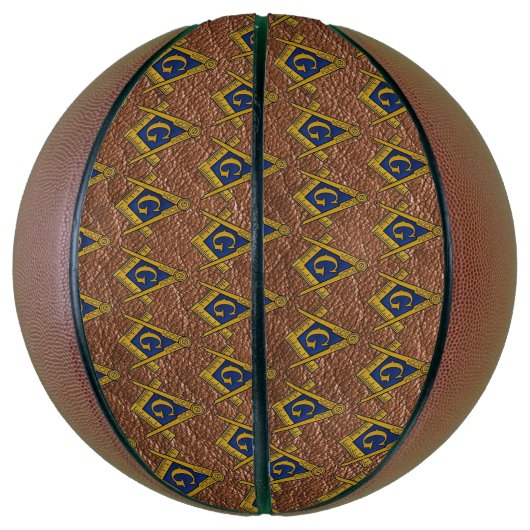 Vrijmetselaarsplein en kompasleer basketbal (Verticaal)