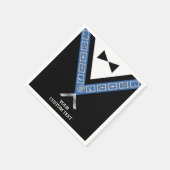 vrijmetselaarsservetten | Freemason Party Supplies Servet (Hoek)