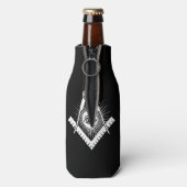 Vrijmetselaarssymbool Flesjeskoeler (Fles Achterkant)
