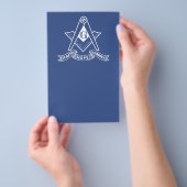 Vrijmetselaarssymbool Flyer (Hand)