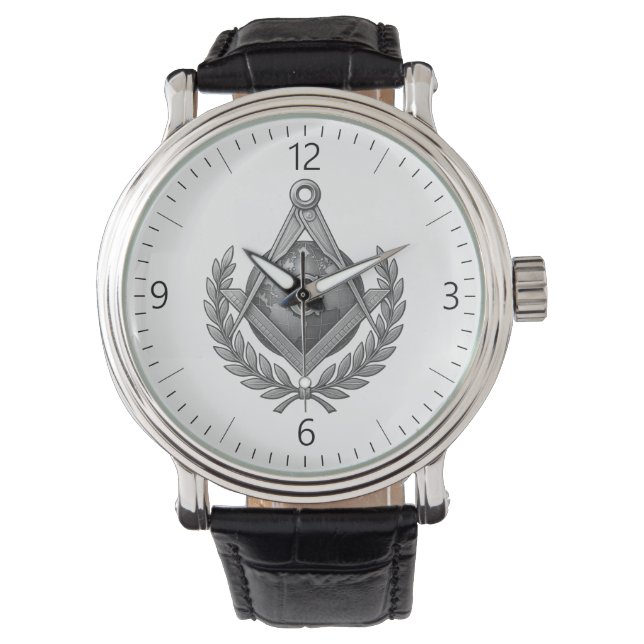 Vrijmetselaarssymbool Horloge (Voorkant)