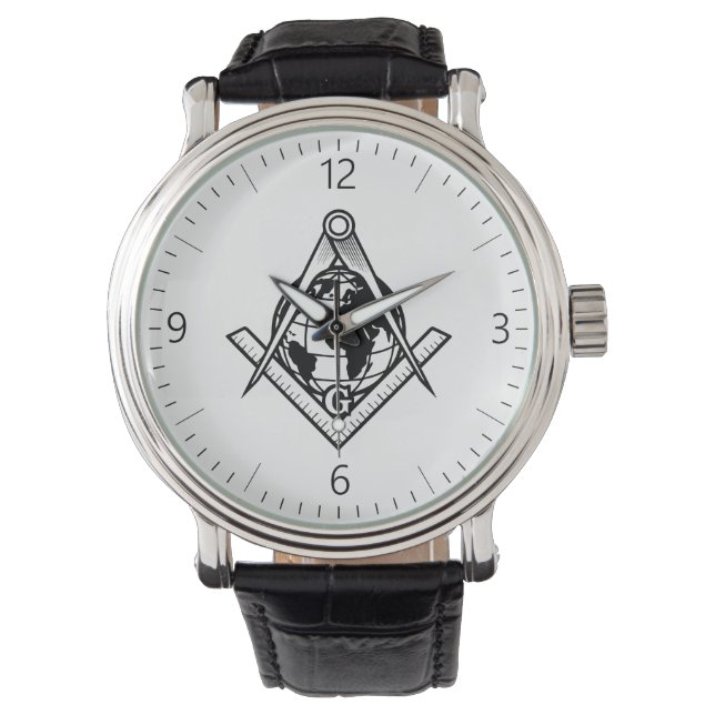 Vrijmetselaarssymbool Horloge (Voorkant)