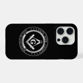 Vrijmetselaarssymbool iPhone Hoesje (Achterkant horizontaal)