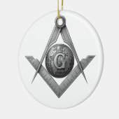 Vrijmetselaarssymbool Keramisch Ornament (Links)