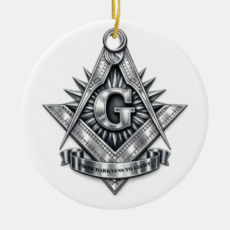 Vrijmetselaarssymbool Keramisch Ornament