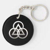 Vrijmetselaarssymbool Sleutelhanger (Achterkant)