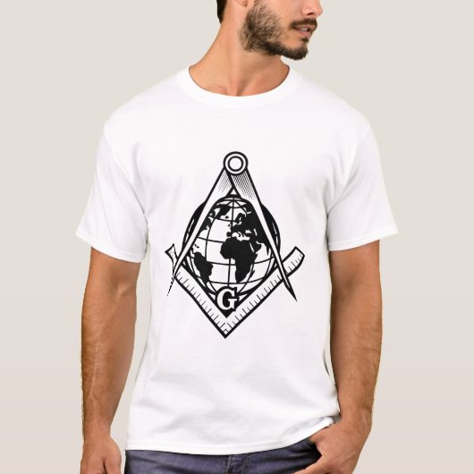 Vrijmetselaarssymbool T-shirt (Voorkant)
