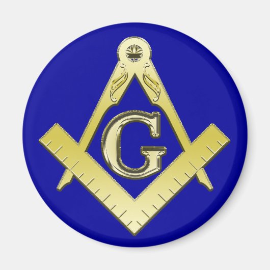 Vrijmetselaarssymboolmagneet Magneet (Voorkant)