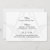 Vrijmetselaarsuitnodiging, vrijmetselaarsdiner op kaart (Achterkant)