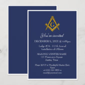 Vrijmetselarij Black Masonic Kaart (Voorkant / Achterkant)