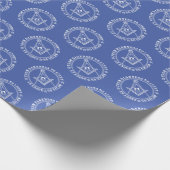 Vrijmetselarij symbool inpakpapier (Hoek)