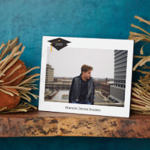 Vrijstaand Ezelbord Diploma Foto Plaque