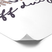 Vrijstelling op de laatste dag van het schooljaar poster (Hoek)