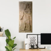 Vrijstelling van een Assyrische krijger Poster (Thuiskantoor)