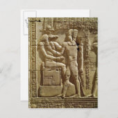 Vrijstelling van Sobek en Ptolemy VI Philometor Briefkaart (Voorkant / Achterkant)