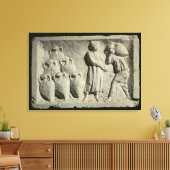 Vrijstelling voor de levering van wijn canvas afdruk (Insitu (Woonkamer))