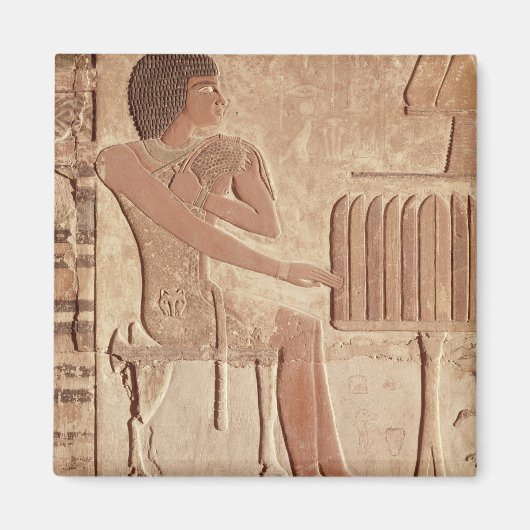 Vrijstelling waarin de overleden zitting is afgebe magneet (Voorkant)