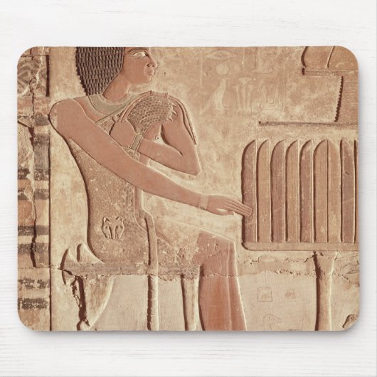 Vrijstelling waarin de overleden zitting is afgebe muismat (Voorkant)