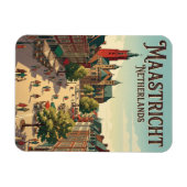 Vrijthof, Maastricht Nederland Magneet (Horizontaal)