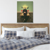 Vrijvogel Canvas Afdruk (Insitu (Slaapkamer))