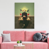 Vrijvogel Canvas Afdruk (Insitu (Woonkamer))