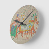 Vrijwaring bij Medynet-Abou, Palace van de Kings b Ronde Klok (Hoek)