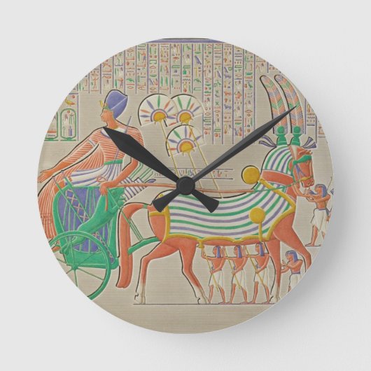 Vrijwaring bij Medynet-Abou, Palace van de Kings b Ronde Klok (Voorkant)