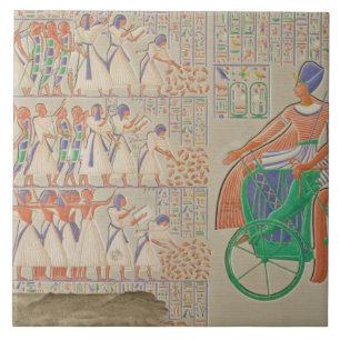 Vrijwaring bij Medynet-Abou, Palace van de Kings b Tegeltje