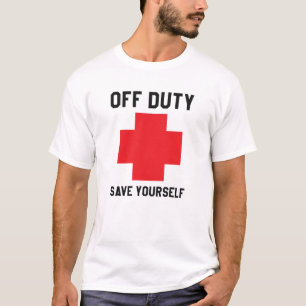 Vrijwaringsdienst - Vrije dienst, bespaar jezelf T-shirt