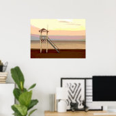 Vrijwaringsgarantie op Poster van strand (Thuiskantoor)
