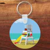 Vrijwaringsvoorzitter met Kerstmis Sleutelhanger (Voorkant)