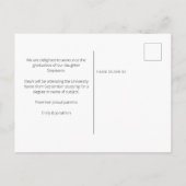 Vrijwel gediplomeerd Afstuderen van de Foto 2022 v Aankondigingskaart (Achterkant)