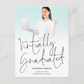 Vrijwel gediplomeerd Afstuderen van de Foto 2022 v Aankondigingskaart (Voorkant)