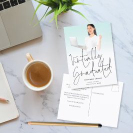 Vrijwel gediplomeerd Afstuderen van de Foto 2022 v Aankondigingskaart