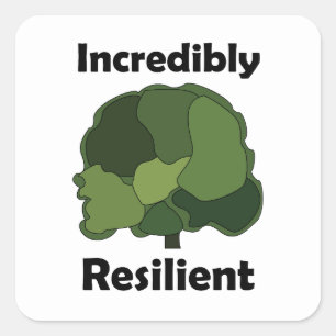 Vrijwel Onverwoestbare Platane Inspirerend Vierkante Sticker