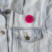 Vrijwel opgelet ronde button 3,2 cm (In situ)