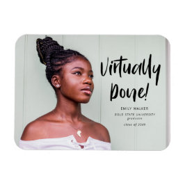 vrijwel voltooid briefkaart voor aankondiging van  magneet