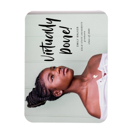 vrijwel voltooid briefkaart voor aankondiging van  magneet (Verticaal)