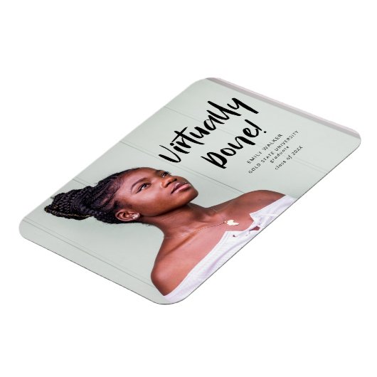 vrijwel voltooid briefkaart voor aankondiging van  magneet (Linkerzijde)