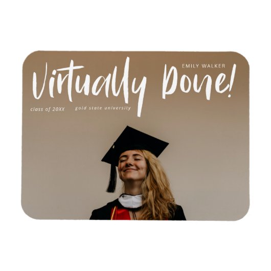 vrijwel voltooid briefkaart voor aankondiging van magneet (Horizontaal)