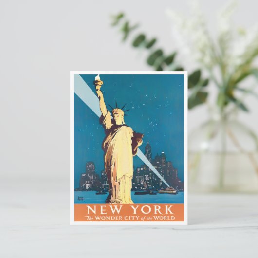 Vrijwillig briefkaart van vintage (Staand voorkant)